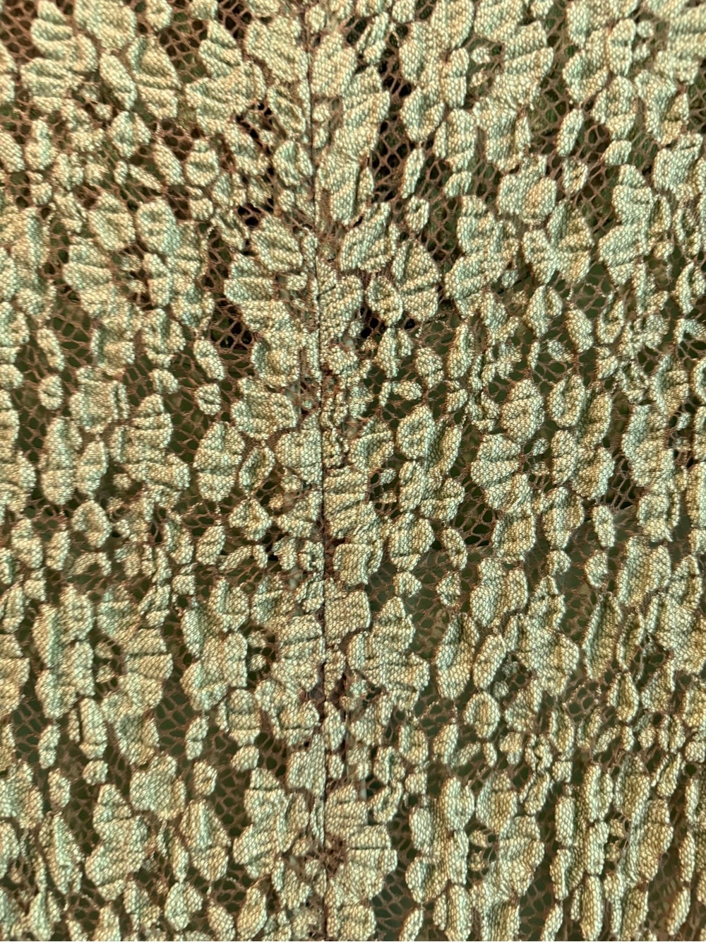 Alexis Sage Green Lace Long-Sleeve High-Neck Maxi Dress- size medium - Picture 13 of 13